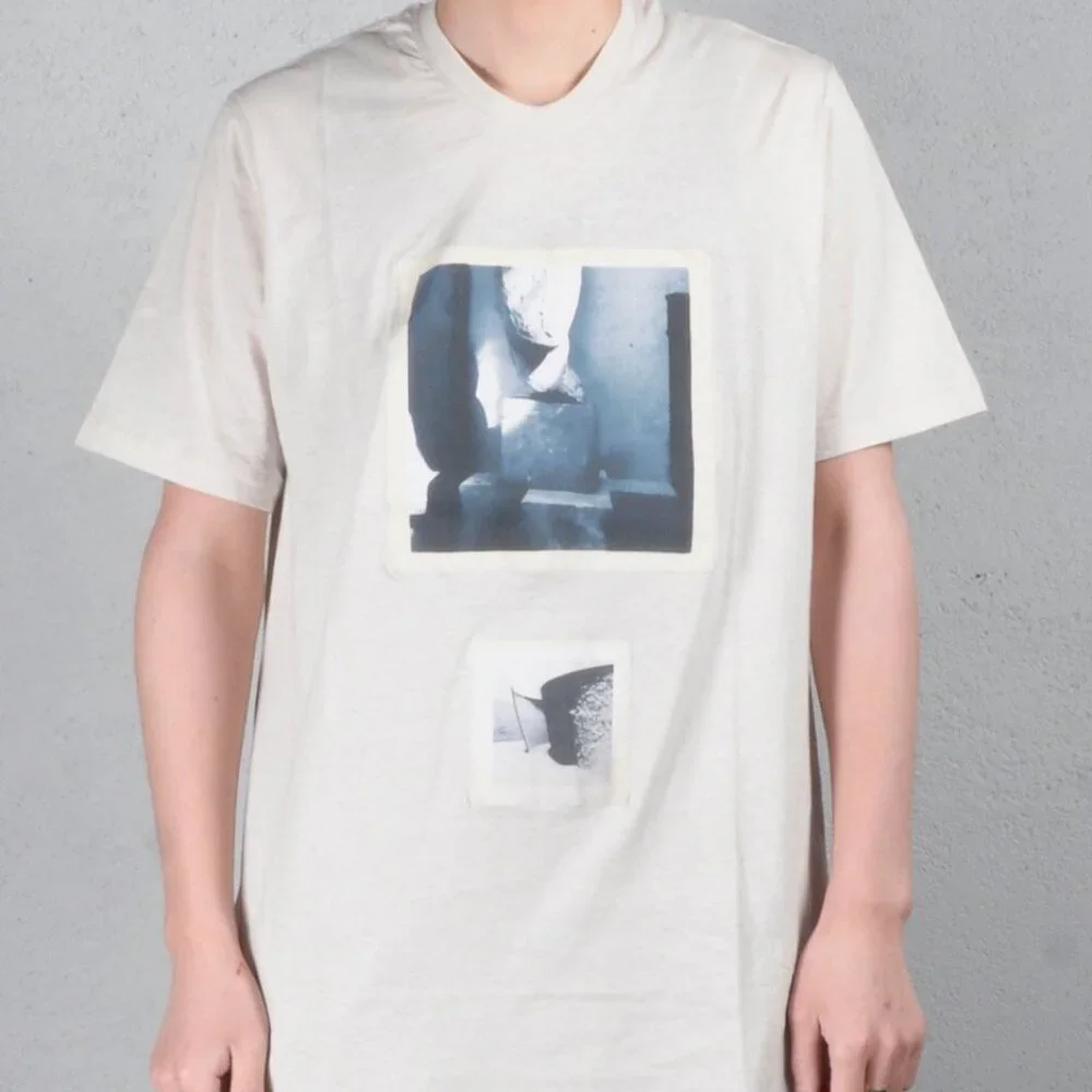 BNWT SS20 JULIUS "AFANGAR" GRAPHIC IVORY TSHIRT 1 & 2 - Picture 1 of 16